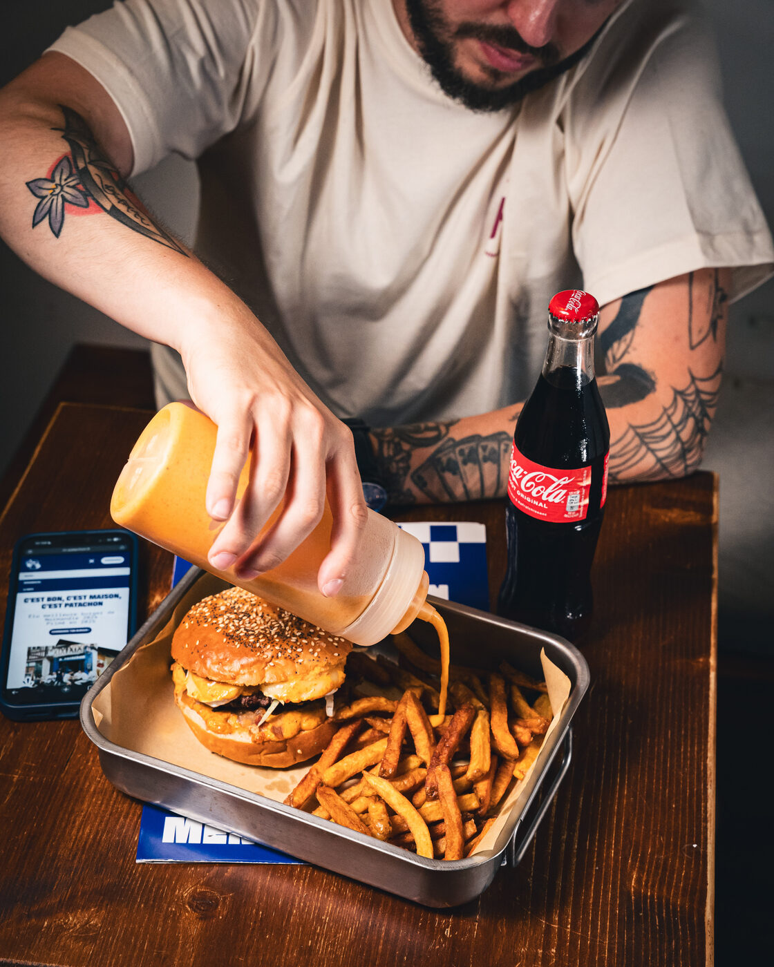 Burger de bons vivants à Rouen